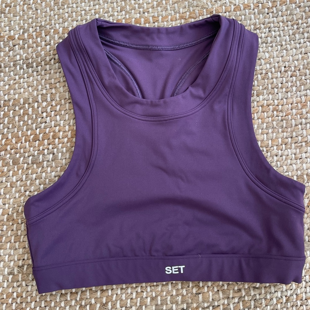 SET active workout top in GLOSS
